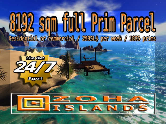 Second Life Marketplace ZoHa Islands Commercial and Residential